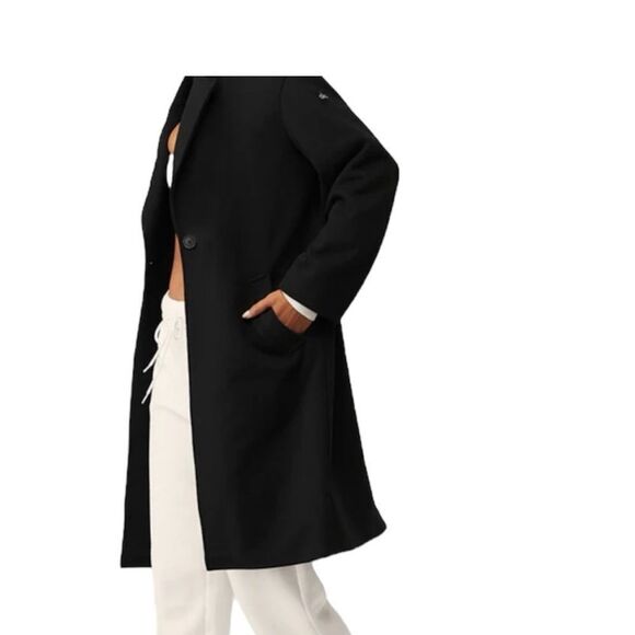 NWT ALO Vip Blazer Trench-black size Large $398 - Picture 5 of 13